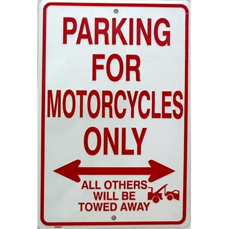 P - 007 Motorcycle Parking Only Sign - SP80003 - Walmart.com