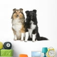thumbnail image 1 of Couple Shelties Wall Decal by Wallmonkeys Peel and Stick Graphic (48 in W x 42 in H) WM254676, 1 of 4