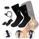 thumbnail image 3 of 2 unidades/juego de calcetines calentadores eléctricos Unisex, calentador de pies, calcetines calentadores capacidad USB y remoto Colcomx Calcetines más cálidos ajustables, 3 of 8