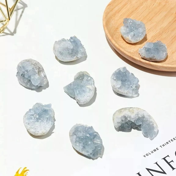 K-KED 10-30g Natural Quartz Kyanite Cluster Mineral Crystal Stone Chakra Healing Decor-default