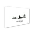 thumbnail image 2 of Trademark Fine Art 'Mobile Alabama Skyline WB-BW' Canvas Art by Marlene Watson, 2 of 3