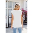 thumbnail image 2 of XCHQRTI Women's Casual Cap Sleeve Tank Tops Summer Trendy Dressy Sleeveless Vest Ladies Tee Tops, 2 of 9