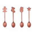 thumbnail image 2 of Ludlz 4Pcs Espresso Spoons, Mini Coffee Spoon, Stainless Steel Small Spoons for Dessert, Christmas Stainless Steel Coffee Tea Mixing Spoons Dessert Snacks Tableware, 2 of 7