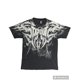 thumbnail image 3 of Camiseta de manga corta de algodón puro estilo retro con dibujos animados de Harajuku para mujer, tops holgados de verano, camisetas blancas elegantes a la moda, ropa para hombre, 3 of 5