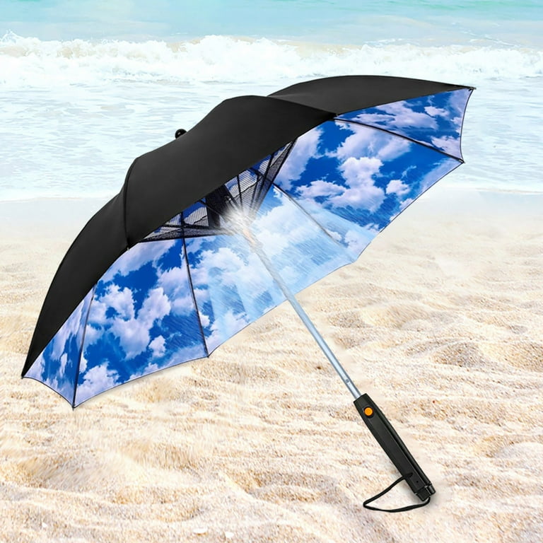 Cool Umbrella Hat Umbrella Bubble Dome Kids Nice to Meet You Kids Umbrella Easy Open Mini Umbrella for Crafts Blocking Umbrella With Fan Umbrella With