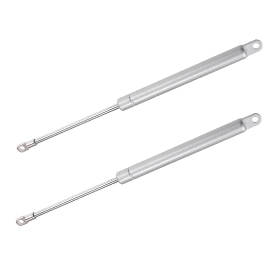 Unique Bargains 2Pcs 12 Inch 13Ib/58N Silver Tone Lift Supports Struts Shocks Gas Spring Universal for RV Car Truck Boat