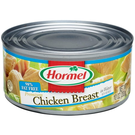 Hormel Premium Canned Chunk Chicken Breast in Water, 10 Ounce