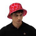 thumbnail image 4 of Balery Red Love Heart Sombreros para el sol para hombre y mujer, sombrero de pescador con UPF 50+, 4 of 6