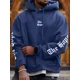 thumbnail image 3 of Sudadera Holgada Con Estampado De Letras Para Hombre, 3 of 8