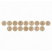 Kaisercraft Wooden Letters-Journey Words: Adventure, Journey