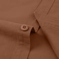 thumbnail image 6 of Axiiglly Mens Cotton Dress Shirt, Long Sleeve Collared Button Down Regular Fit Work Shirts, Comfy Business Casual Blouses with Pocket, 6 of 6
