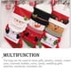 thumbnail image 3 of Inteprter Bolsas de Navidad Santa Claus Elk Hug Envelope Medias Colgador de pared Gran capacidad Goodie Bag Colgante para Candy Party Bar Kits de decoración para fiestas Papá Noel Inteprter HA069973-01, 3 of 6