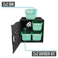 thumbnail image 5 of UbeCube Grabinet™ 2x2 - Crate with Four Storage Bins, 5 of 9
