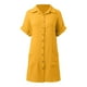 thumbnail image 5 of Vestido con cuello en V y botones para mujer - con bolsillos, informal/trabajo/fiesta, poliéster, verano/otoño, S-XXXL, 5 of 8