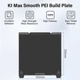 thumbnail image 2 of Impresora 3D Build Plate PEI Sheet Creality K1 Max de 315 x 310 mm, 2 of 7