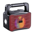 thumbnail image 1 of Portable Bluetooth 5.3 Speaker With FM Radio Solar Charging Flashlight And USB/TF Card Playback 192 mm x 110 mm x 192 mm, 1 of 5