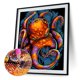 thumbnail image 2 of Cuadros Decorativos 5D DIY Diamond Painting Kits Full Round Drill Octopus Mosaic Picture Wall Decor Likrtyny embutido en tela, 2 of 9
