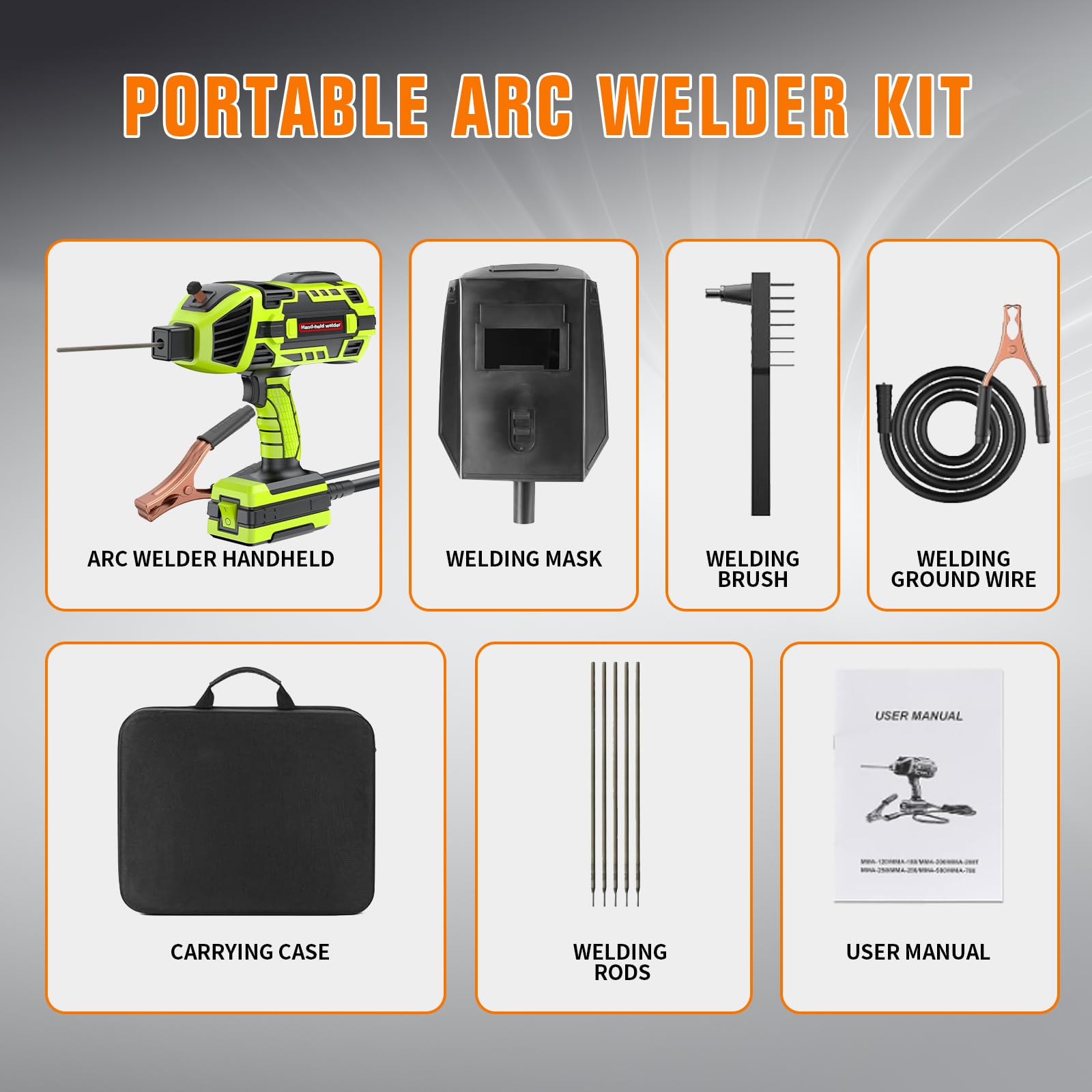 YesRight 110V 120A Portable ARC Welder – IGBT Inverter, Digital Display, Mini Welding Machine
