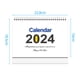 thumbnail image 2 of Calendario de escritorio pequeño 2024, calendario de escritorio con tapa de pie de enero de 2024 a diciembre de 2024 Calendario de escritorio mensual con encuadernación con doble alambre para la, 2 of 7