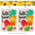 thumbnail image 5 of Summer Garden Flag Popsicles Double Sided 12x18 Inches Small Burlap Seasonal Welcome Yard Decoration for Outside Porch CF1813-12, 5 of 6
