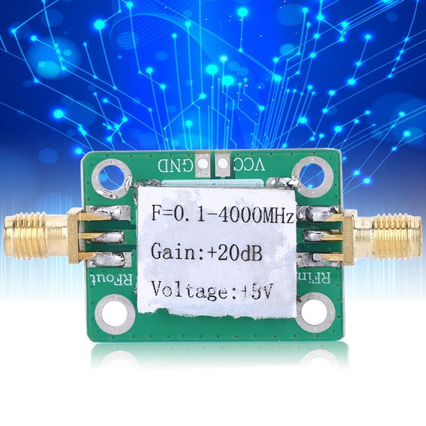 Amplificatore A Basso Rumore LNA 0,1-4000 MHz 20dB - Banda Larga RF HF VHF/UHF