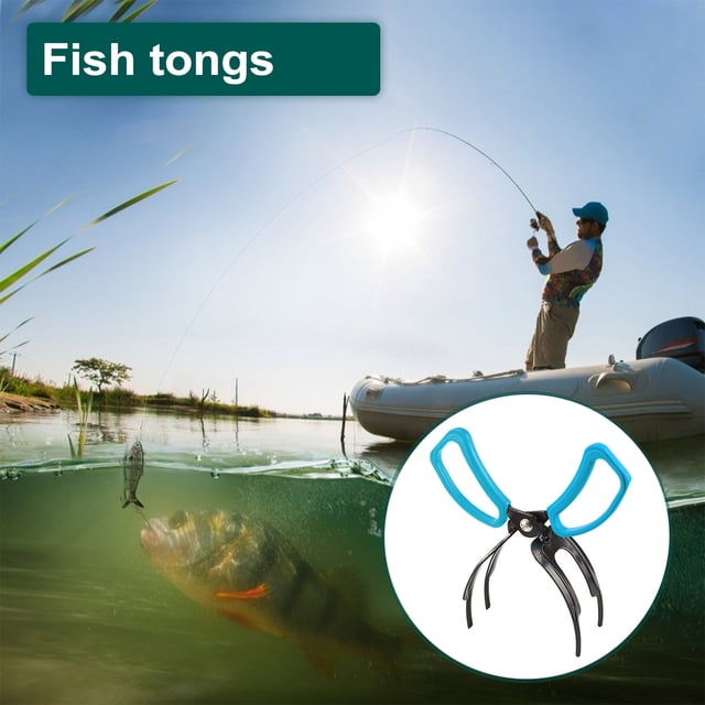 LJNYFDC Durable Fish Gripper Ergonomic Handle Multifunction Fish Gripper 2/3 Claws Slip Fish Control Clamp Tong Outdoor Fishing