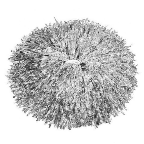 Cheerleading Pom Poms 4 Pack Cheerleader Squad Spirited Fun Pompoms Pom Poms Cheer Poms Hand Flowers Metallic Foil Pompoms for Kids Adults Sports Team Spirit Cheering Party Dance