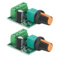 thumbnail image 4 of Interrupteur de Contrôle de Moteurs, 2 Ensembles DC 1.8V 3V 5V 6V 12V Application Large Contrôleur de Vitesse de Moteur PWM Fusible Réinitialisable pour Ventilateur, 4 of 8
