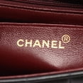 thumbnail image 4 of Pre-Owned CHANEL Mademoiselle shoulder bag, lambskin leather, women's, black (Good), 4 of 14