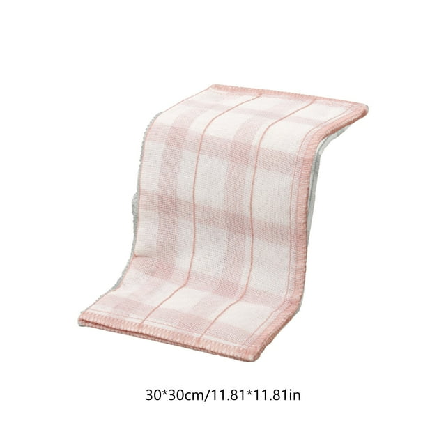 Fine Fiber Microfiber Cleaning Cloth for Wiping Glass, Absorbent Kitchen Towel, Reusable Dishcloth, Multifunctional Scouring Pad for Home and Kitchen Use