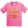 thumbnail image 3 of Inktastic 67th Anniversary Heart Bow and Cherries Youth T-Shirt, 3 of 5