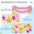 thumbnail image 2 of FORMRS Boys Rash Guard Short Sleeves Swim Shirt Quick Dry UPF 50+ Sun Protection, Sizes 3-12T, Light Pink Stars, 2 of 6