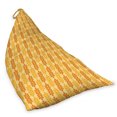 thumbnail image 2 of Leaf Lounger Chair Bag, Autumnal Warm Tones Fall Foliage Depiction Wheat Leaves, High Capacity Storage with Handle Container, Lounger Size, Pale Yellow Pale Orange, by Ambesonne, 2 of 5