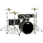 PDP PDCM2217BK Concept Maple Shell Pack, Satin Black - 7 Piece