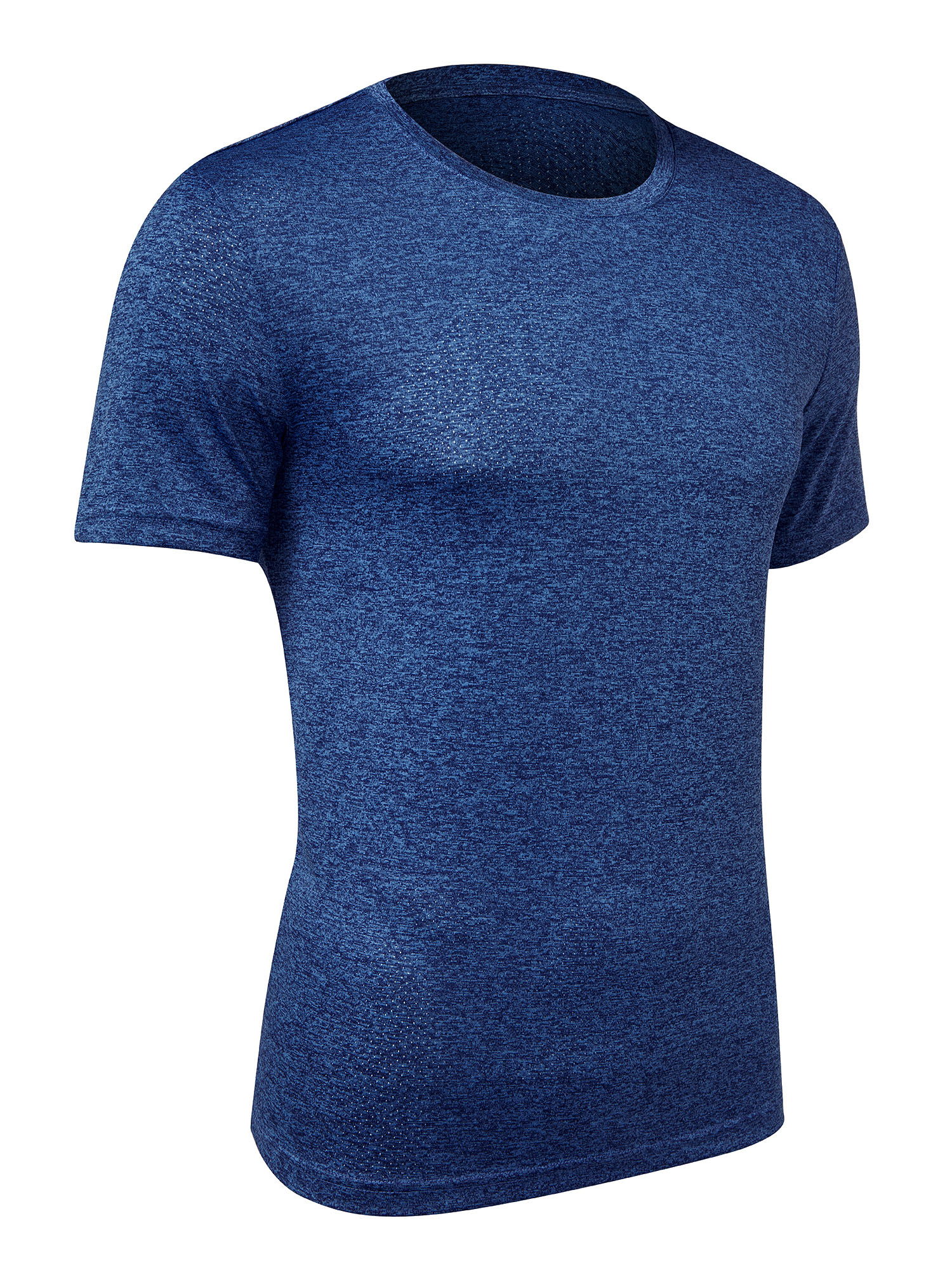 LELINTA Men's Short Sleeve Rashguard Mens Rashguard UPF 50+ Swimwear Swim Shirt Blue, 2XL - image 3 of 8