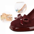thumbnail image 4 of Women's Pumps High Heel 9CM Ankle Strap Platform Fashion Bowknot Shoes, 4 of 5