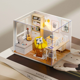 thumbnail image 1 of Casa inteligente mini estudio de luz solar hecho a mano DIY modelo de construcción de cabaña juguete para niños regalo de cumpleaños, 1 of 4