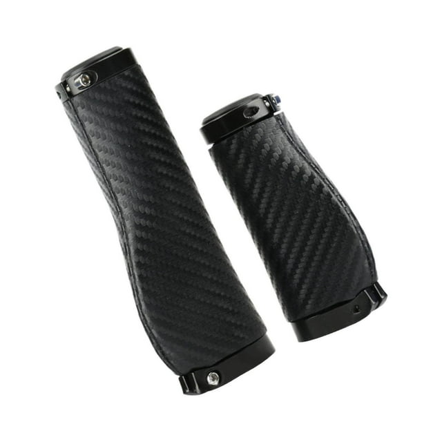 2Pcs Universal Mountain Bike Handlebar Bicycle Plastic Lining Grips Bicycle Grips Long Short Black