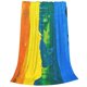 thumbnail image 2 of Balery Rainbow Colored Manta de Felpa Suave y Acogedora – Cobija de Franela Aterciopelada para Cama, Lavable y Cálida para Sofá, Mascotas, Transpirable-80"x60", 2 of 7