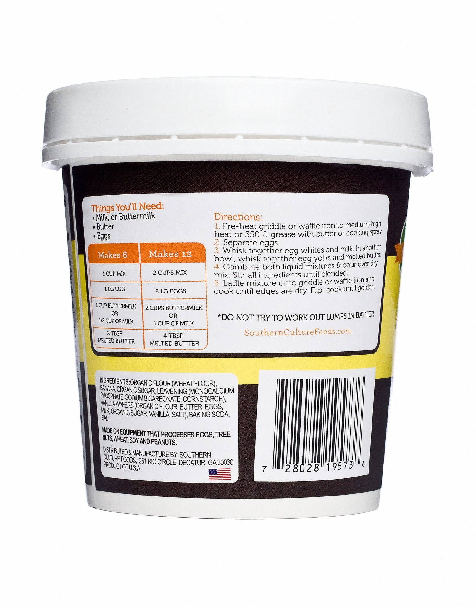 Southern Culture Foods Shortstacks  Pancake & Waffle Mix, 10 oz