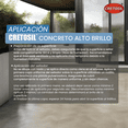 thumbnail image 5 of CRETOSIL Concreto Sellador Apariencia Mojado Wet-Look (Para Concreto y Similares, Interior y Exterior) Aspecto Alto Brillo, 4 L., 5 of 5