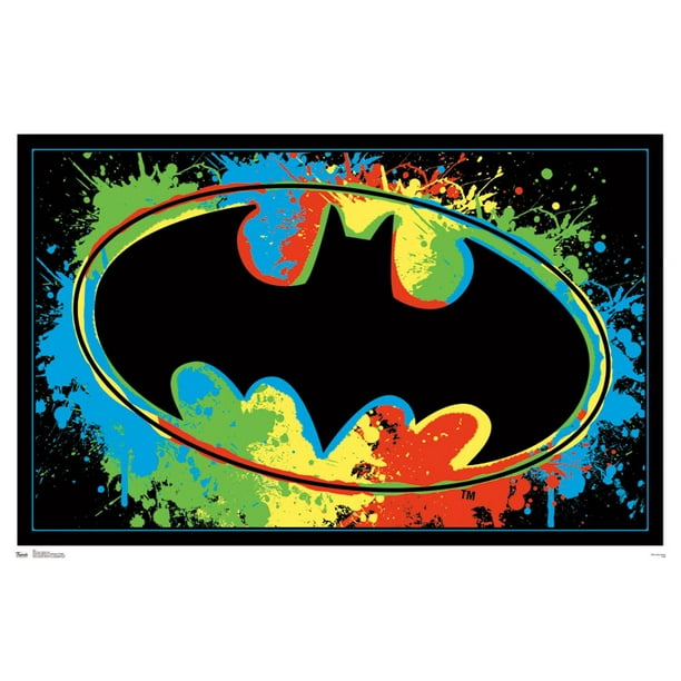 Trends International Batman Logo Black Light Poster 23