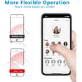 thumbnail image 5 of Mobile Phone Ring Holder Stand 5 Pack, Transparent Finger Kickstand 360° Degree Rotation Clear Phone Ring Grip(Round), 5 of 5