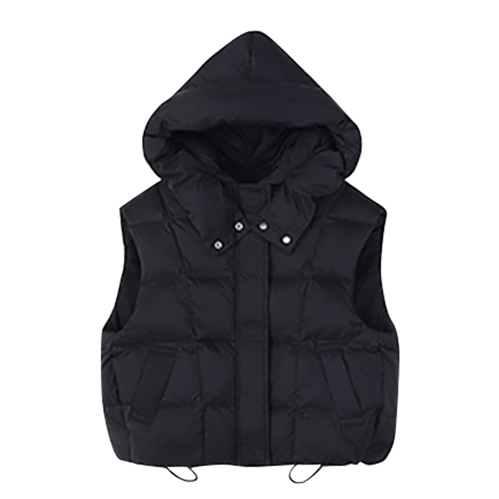 Gilet Matelassé Léger Enfant - Veste Sans Manches Automne Hiver Garçon Fille, Col Haut Imperméable Coupe-Vent