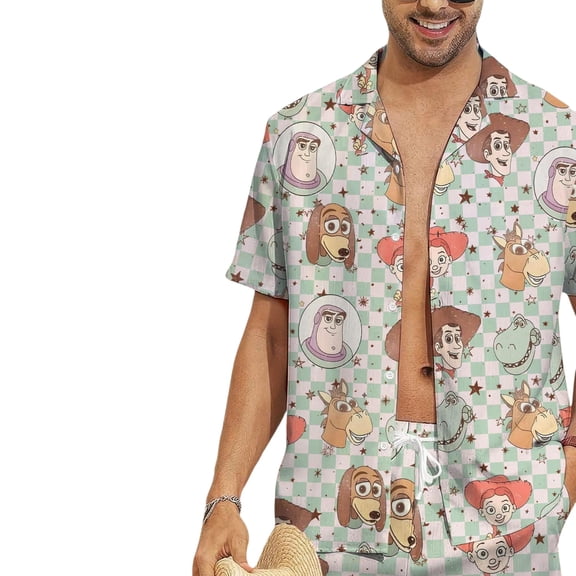 Toy Story Hawaiian Shirt, Woody Buzz Lightyear Button Up Shirt, Magical Disney Hawaiian Shirt, Hawaii Shirt For Toy Story Lovers, Toy Story