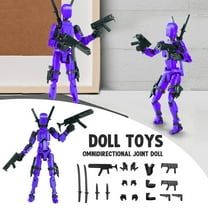 T13 3D Printed Articulated Doll,Multi-Jointed Movable Robot with Multi-Color Options for Desktop Decor, Collection, and Easter Gifts