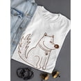 thumbnail image 3 of Cute Dog With A Heart On Collar T-Shirt Women -Image by Shutterstock, Female x-Large, 3 of 4