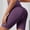 #4Purple, variant on MYAOYI Womens Shorts 5" High Waist Seamless Scrunch Butt Biker Yoga Shorts