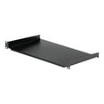 thumbnail image 1 of StarTech.com 1U Fixed Server Rack Mount Shelf, 10in Deep Steel Universal Cantilever Tray for 19" AV/Data/Network Equipment Rack with Cage Nuts & Screws, 44lbs Weight Capacity, 10" Deep - 1U Network Rack Shelf (CABSHELF1U10) - Rack shelf - black - 1U - 10", 1 of 10