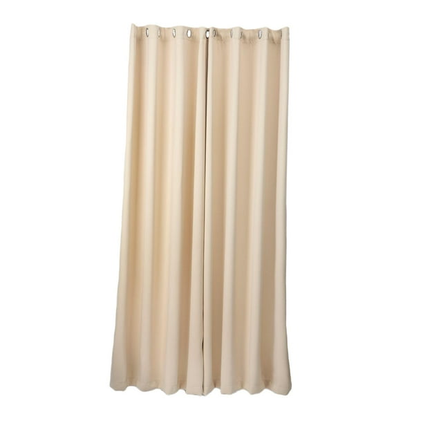 Cortina impermeable para pérgola de exterior, patio, a prueba de manchas, con aislamiento térmico. Beige 52x95in